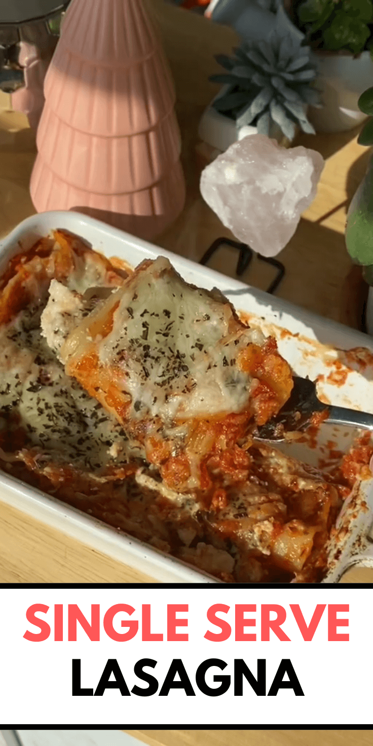 Single Serve Lasagna