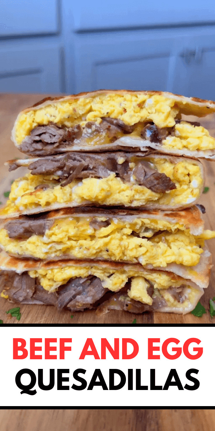 Beef and Egg Quesadillas