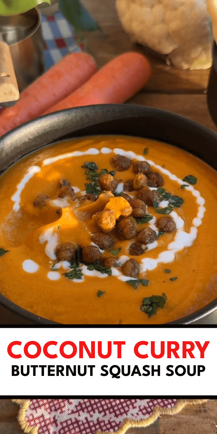 Coconut Curry Butternut Squash Soup