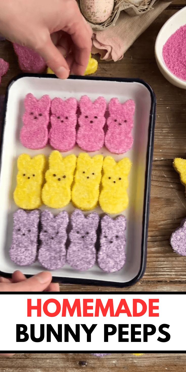 Homemade Bunny Peeps