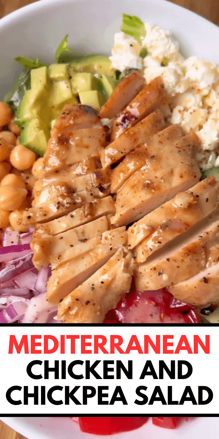 Mediterranean Chicken and Chickpea Salad