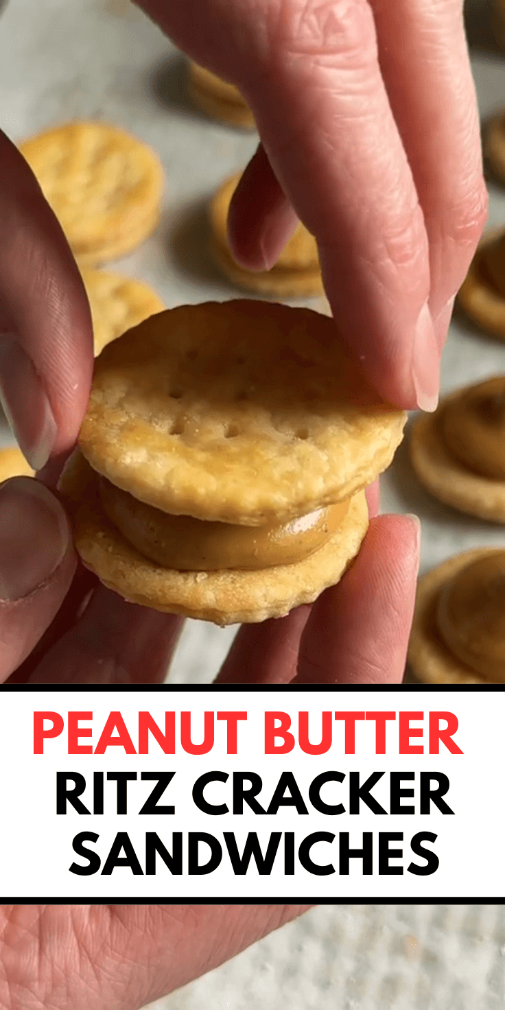 Peanut Butter Ritz Cracker Sandwiches