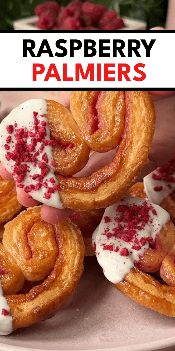 Raspberry Palmiers