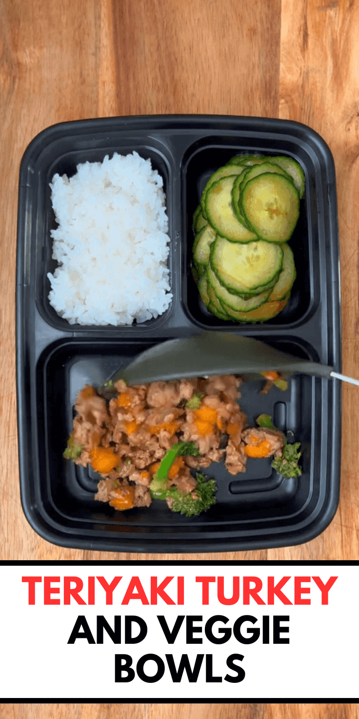 Teriyaki Turkey and Veggie Bowls