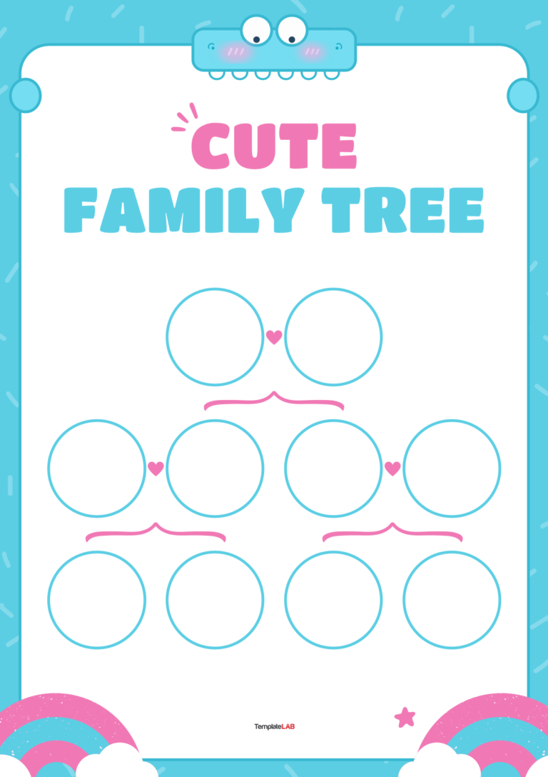 45 Free Family Tree Templates
