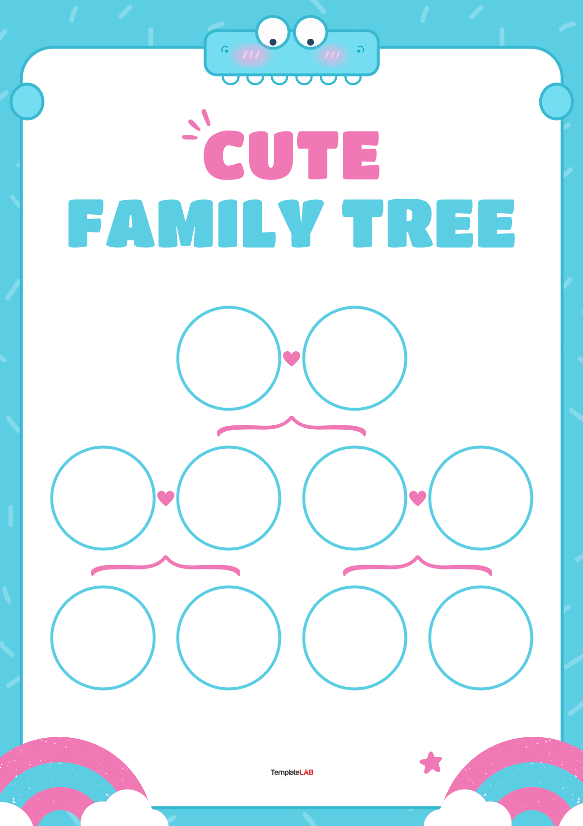 Cute Family Tree Template