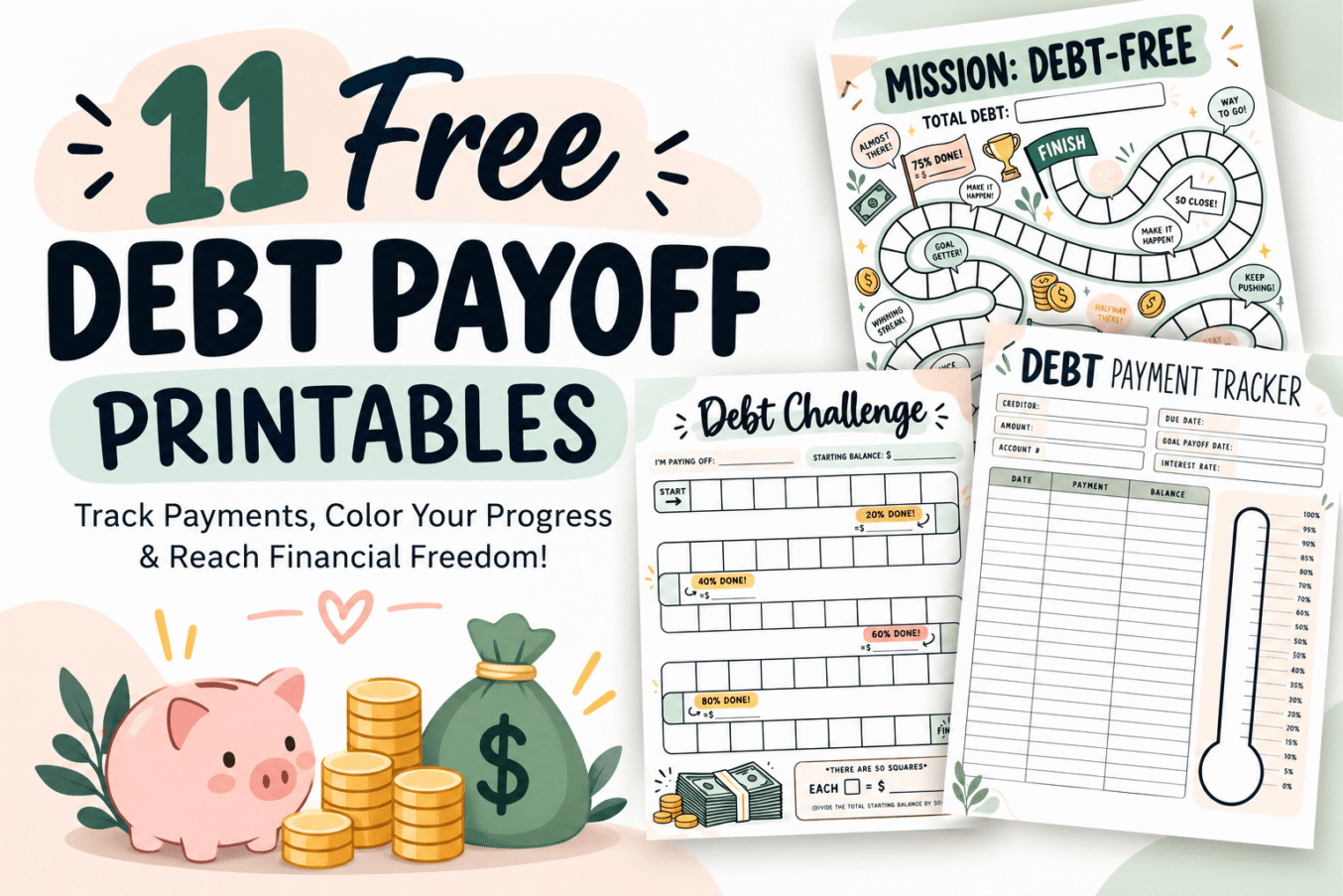 Free Debt Payoff Printables Bundle