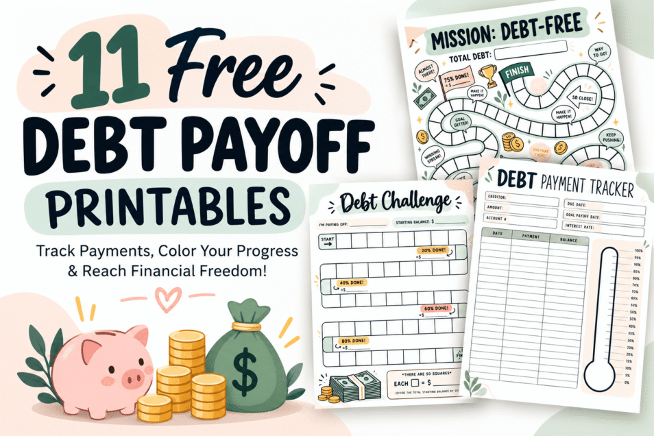 Free Debt Payoff Printables Bundle